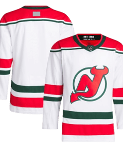 NHL New Jersey Devils White Alternate Heritage Team Jersey