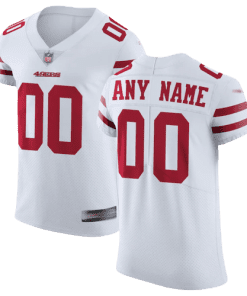 Nike San Francisco 49ers Away White Team Stitched Jersey