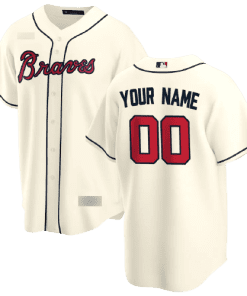 MLB Atlanta Braves Cream Alternate Jersey