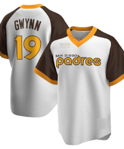 MLB San Diego Padres White Home Cooperstown Collection Player Jersey