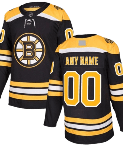 NHL Boston Bruins Home Black Jersey