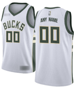 NBA Milwaukee Bucks White Association Edition Jersey