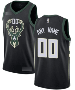 NBA Milwaukee Bucks Black Current Statement Edition Jersey