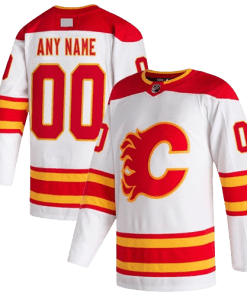 NHL Calgary Flames Alternate White Team Jersey