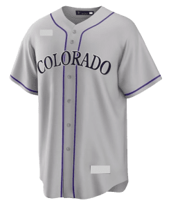 MLB Colorado Rockies Gray Road Team Jersey