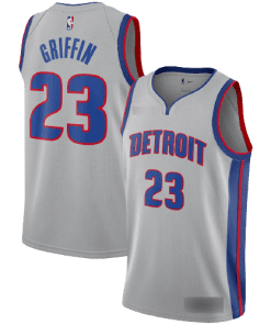 NBA Detroit Pistons Silver Statement Edition Jersey