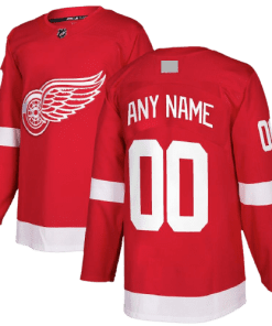 NHL Detroit Red Wings Home Red Team Jersey