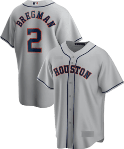 MLB Houston Astros Gray Road Team Jersey