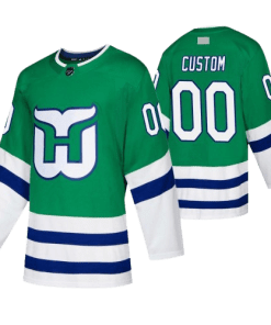 NHL Carolina Hurricanes Whaler Green Team Jersey