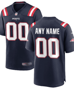 Nike New England Patriots Home Navy Team Stitched Jersey
