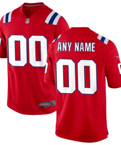 Nike New England Patriots Alternate Red Team Stitched Jersey