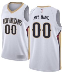NBA New Orleans Pelicans White Team Jersey