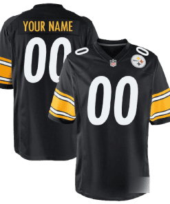 Nike Pittsburgh Steelers Home Black Team Stitched Jersey