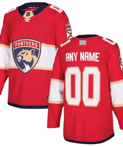 NHL Florida Panthers Home Red Team Jersey