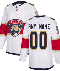 NHL Florida Panthers Away White Team Jersey