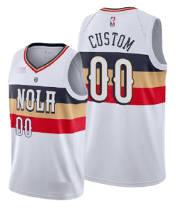 NBA New Orleans Pelicans City White Jersey