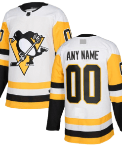 NHL Pittsburgh Penguins Away White Team Jersey