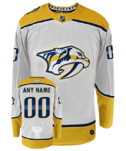 NHL Nashville Predators Away White Team Jersey