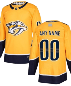 NHL Nashville Predators Home Yellow Team Jersey