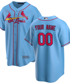 MLB St. Louis Cardinals Light Blue Alternate Team Jersey