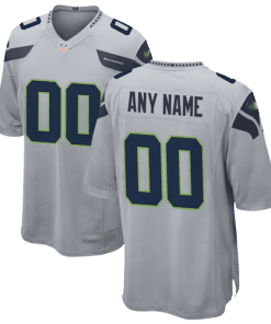 Nike Seattle Seahawks Gray Alternate Team Stitched Jersey