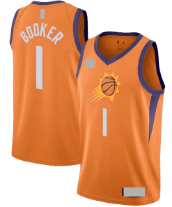 NBA Phoenix Suns Orange Team Jersey