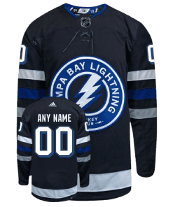 Tampa Bay Lightning Black Alternate Team Jersey