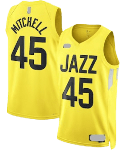 NBA Utah Jazz Yellow Team Jersey