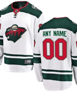 NHL Minnesota Wild Away White Team Jersey