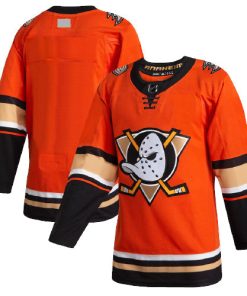 NHL Anaheim Ducks Orange Alternate Team Jersey