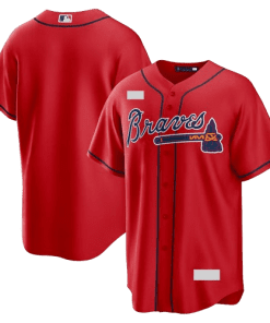 MLB Atlanta Braves Red Alternate Team Jersey