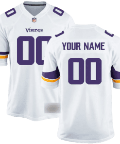 Nike Minnesota Vikings Away White Team Stitched Jersey