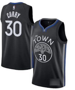 NBA Golden State Warriors Black The Town Jersey
