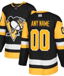 NHL Pittsburgh Penguins Home Black Team Jersey