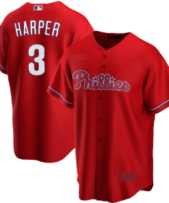MLB Philadelphia Phillies Red Alternate Team Jersey