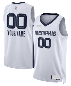 NBA Memphis Grizzlies White Team Jersey