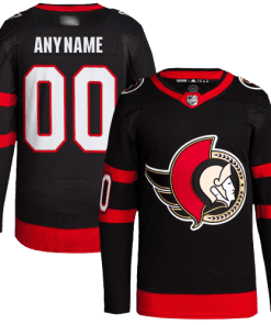 NHL Ottawa Senators Home Black Team Jersey