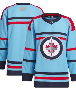 Winnipeg Jets Light Blue Anniversary Team Jersey