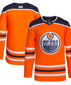NHL Edmonton Oilers Home Orange Team Jersey