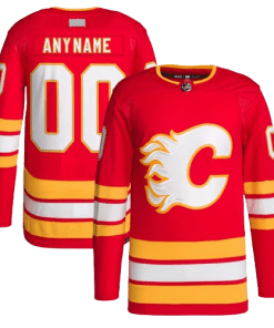 NHL Calgary Flames Alternate Red Team Jersey
