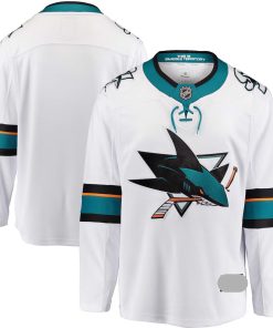 NHL San Jose Sharks Home White Team Jersey
