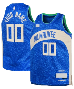 NBA Milwaukee Bucks Blue Current City Edition Jersey