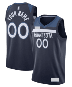 NBA Minnesota Timberwolves Navy Team Jersey