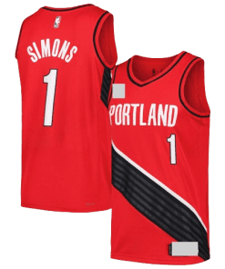 NBA Portland Trail Blazers Red Statement Edition Jersey