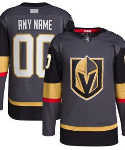 Vegas Golden Knights Home Gray Team Jersey