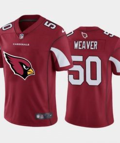 Arizona Arizona Cardinals #50 Evan Weaver Red Men's Nike Big Team Logo Vapor Limited NFL Jersey Men's