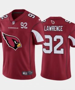 Arizona Arizona Cardinals #92 Rashard Lawrence Red Men's Nike Big Team Logo Player Vapor Limited NFL Jersey Men's
