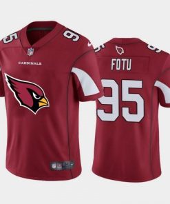 Arizona Arizona Cardinals #95 Leki Fotu Red Men's Nike Big Team Logo Vapor Limited NFL Jersey Men's