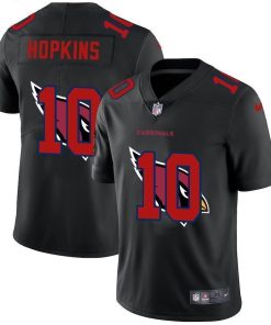 Arizona Cardinals #10 DeAndre Hopkins Men's Nike Team Logo Dual Overlap Limited NFL Jersey Black
