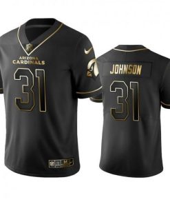 Arizona Cardinals #31 David Johnson Men's Stitched NFL Vapor Untouchable Limited Black Golden Jersey Men's